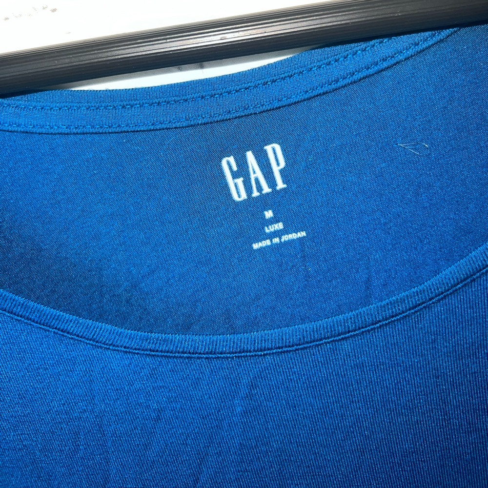 gap blue long sleeve shirt size M - Picture 3 of 4